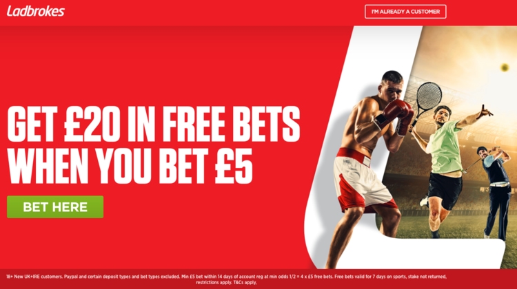 Ladbrokes screenshot