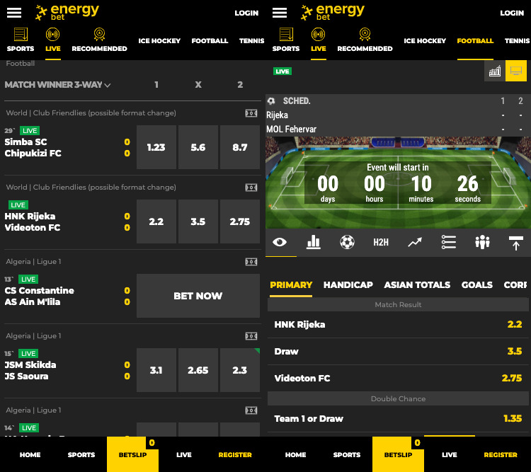Bet-at-Home app screenshot
