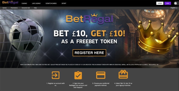 BetRegal screenshot