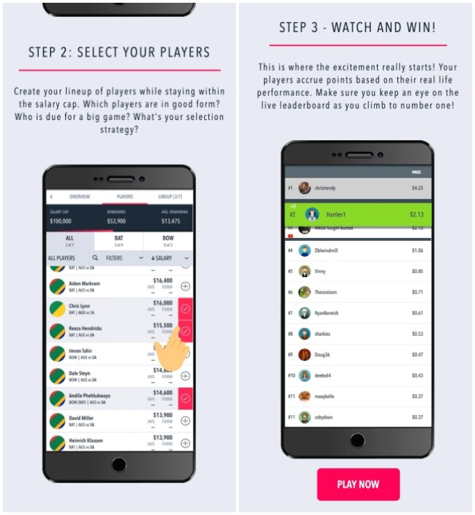 Draftstars.in app screenshot