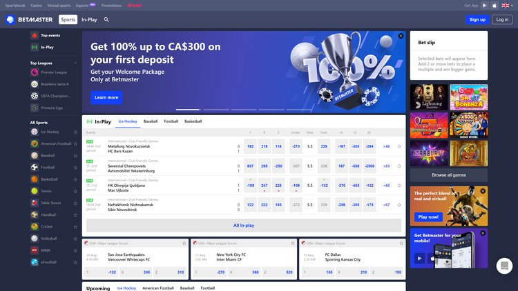 Betmaster screenshot